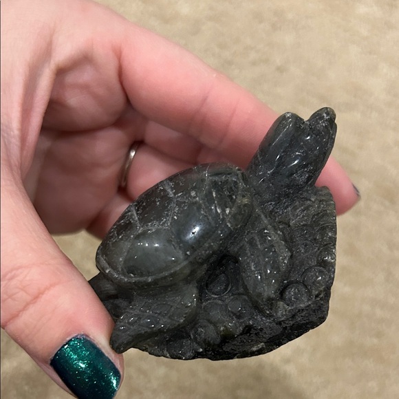 Labradorite Turtle Crystal - Picture 3 of 9